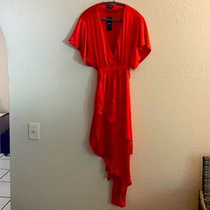 Kimono sleeve drape dress
